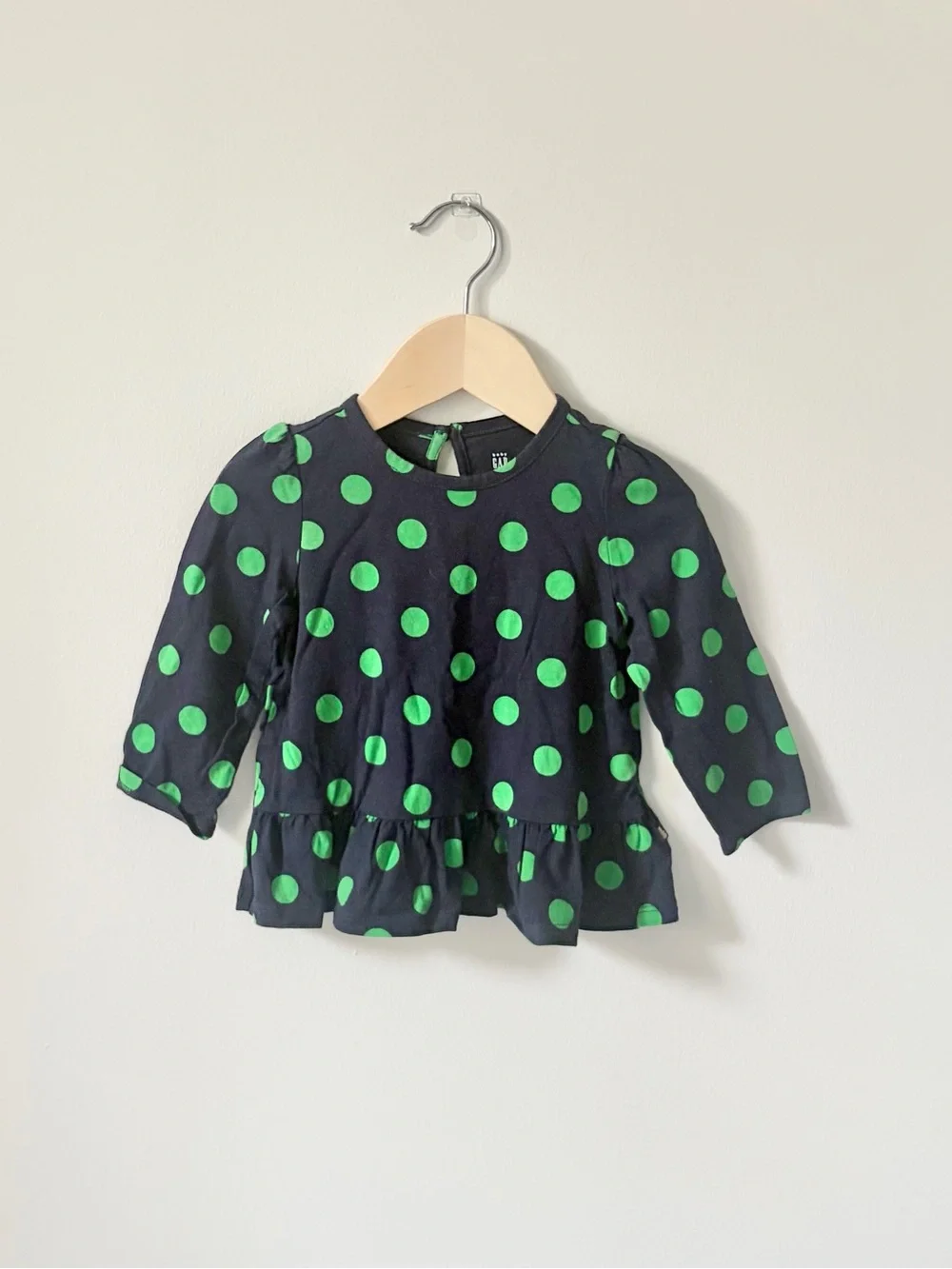 Baby Gap Girls Polka Dot Top Size 12-18 Months
